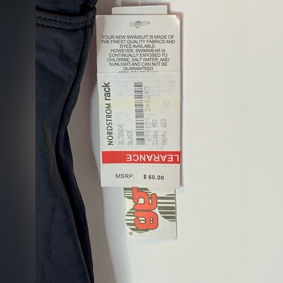 NWT The Bikini Lab Black one Piece Bathing Suit - Picture 4 of 10